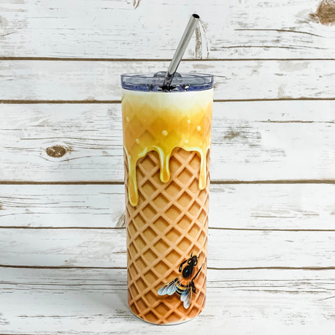 Honey Ice Cream And Bee Tumbler