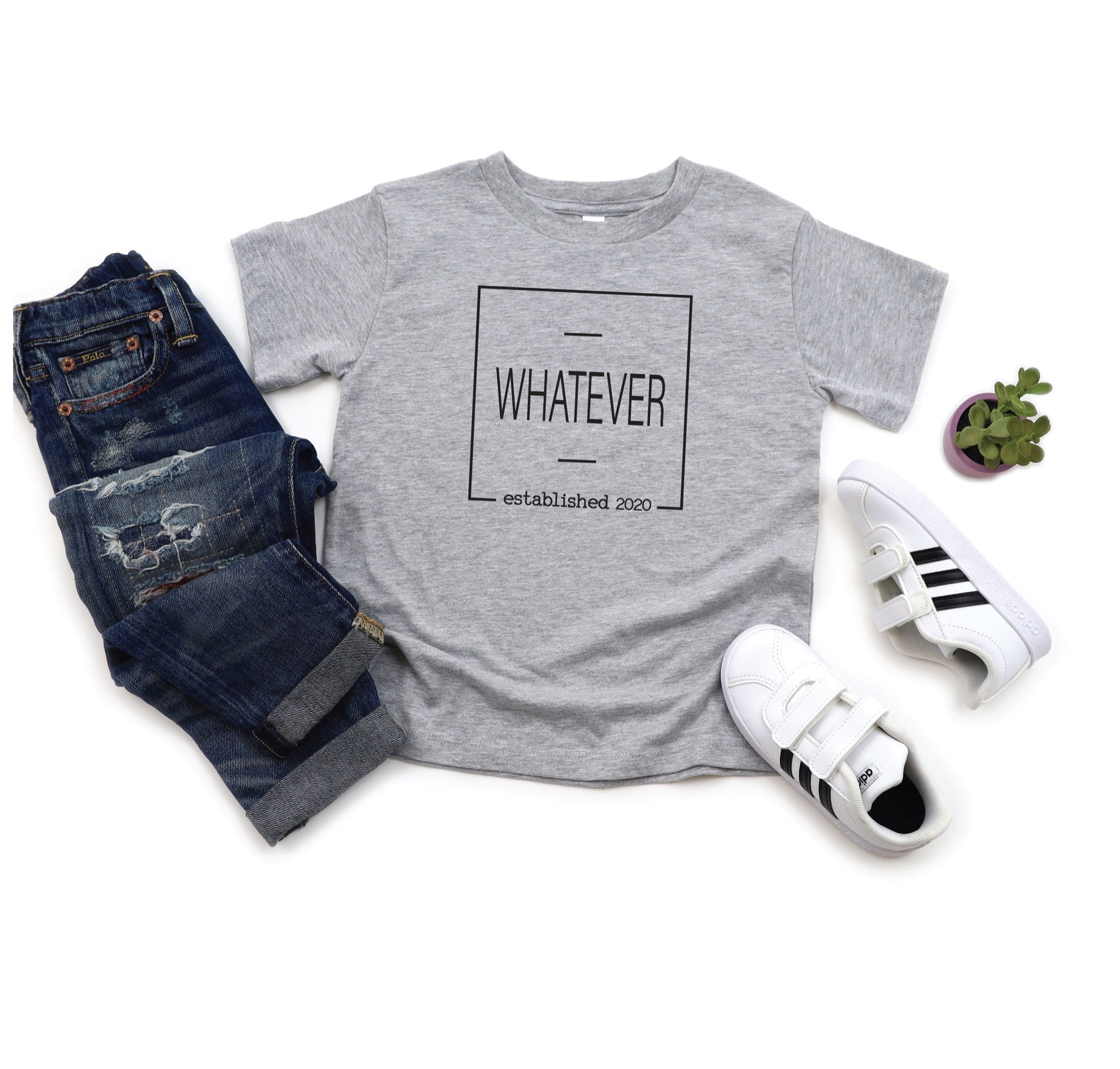Whatever Box Logo Youth T-Shirt