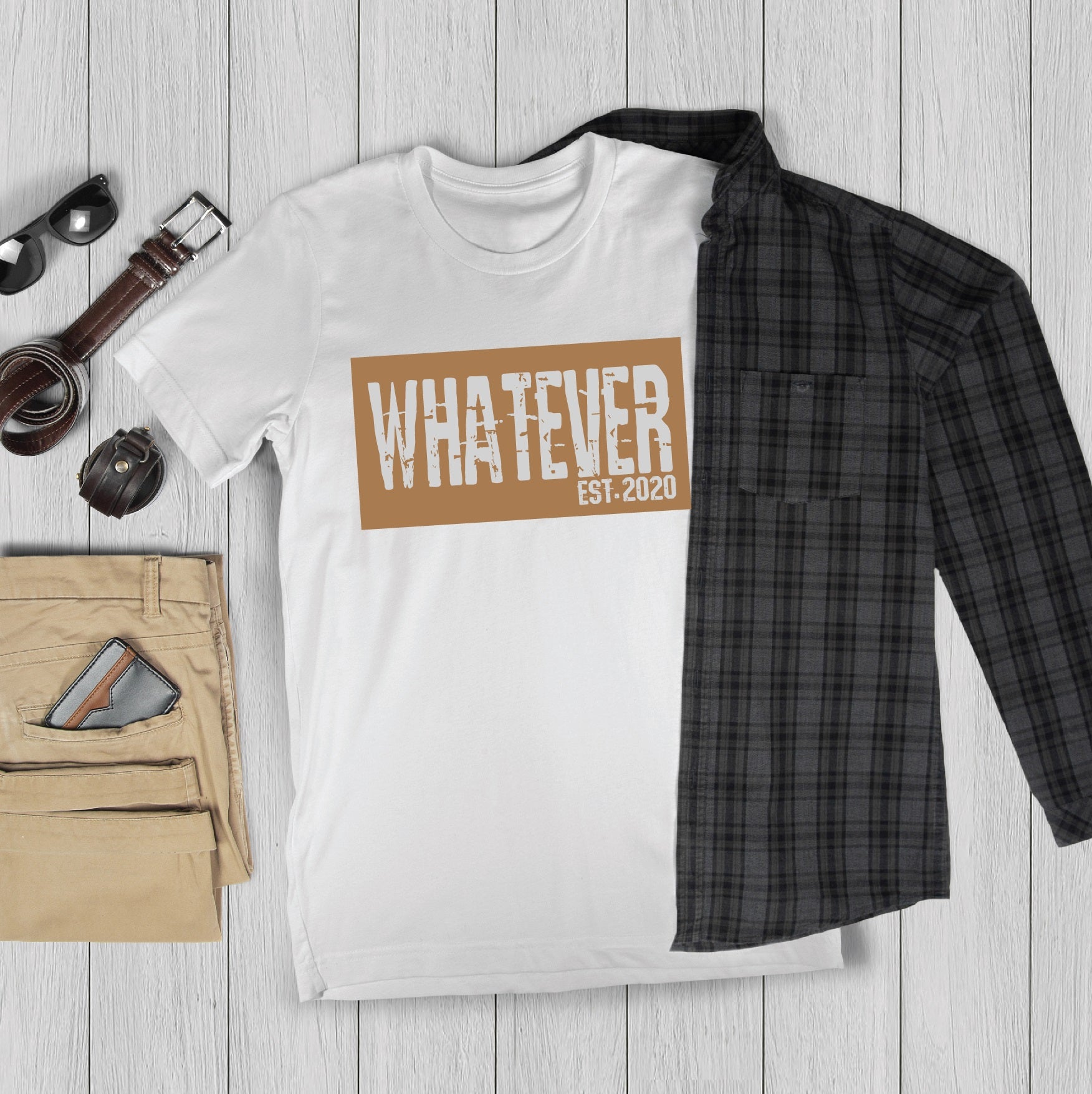 Whatever Patch T-Shirt