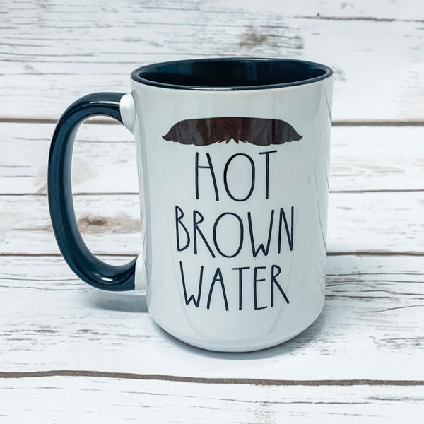 Hot Brown Water Mug