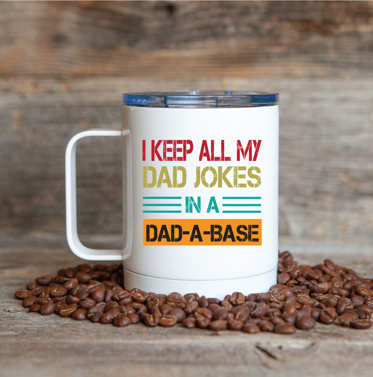 Dad-A-Base Joke Stainless Mug